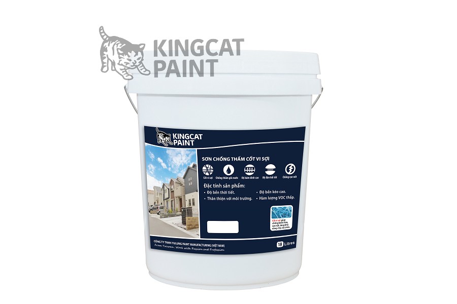 Cách chống thấm sân thượng đã lát gạch bằng sơn nhà Kingcat Paint