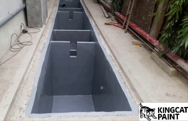 cách chống thấm bể chứa nước thải bằng phương pháp bọc phủ composite FRP
