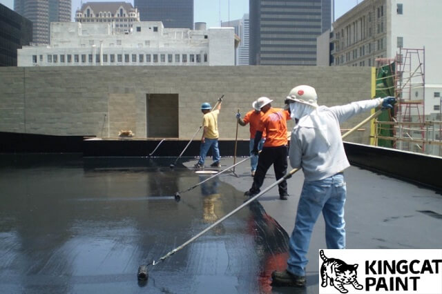cách chống thấm trần nhà bê tông bằng nhựa đường