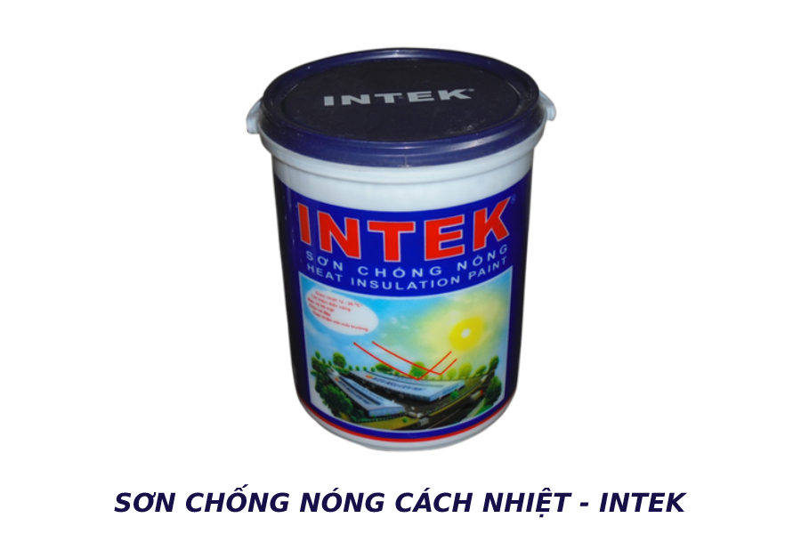 Sản phẩm sơn chống nóng trần mái của thương hiệu Intek