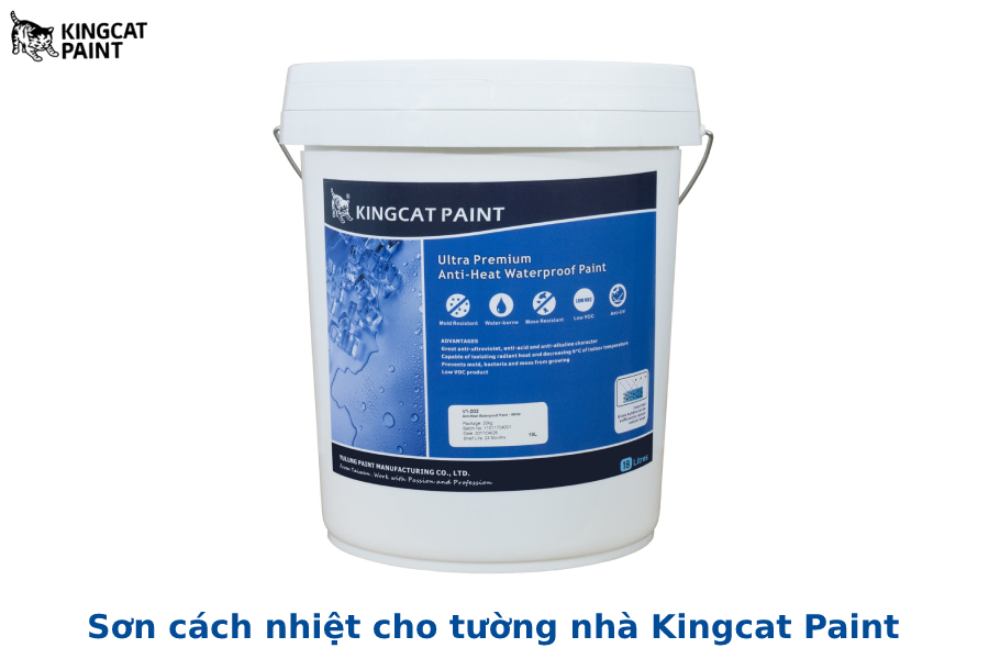 Sơn cách nhiệt cho tường nhà đến từ thương hiệu Kingcat Paint