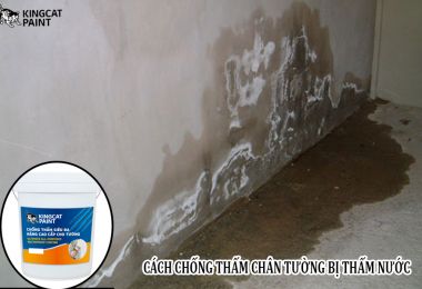 Cách khắc phục chân tường nhà bị thấm nước đạt độ bền 20 - 30 năm